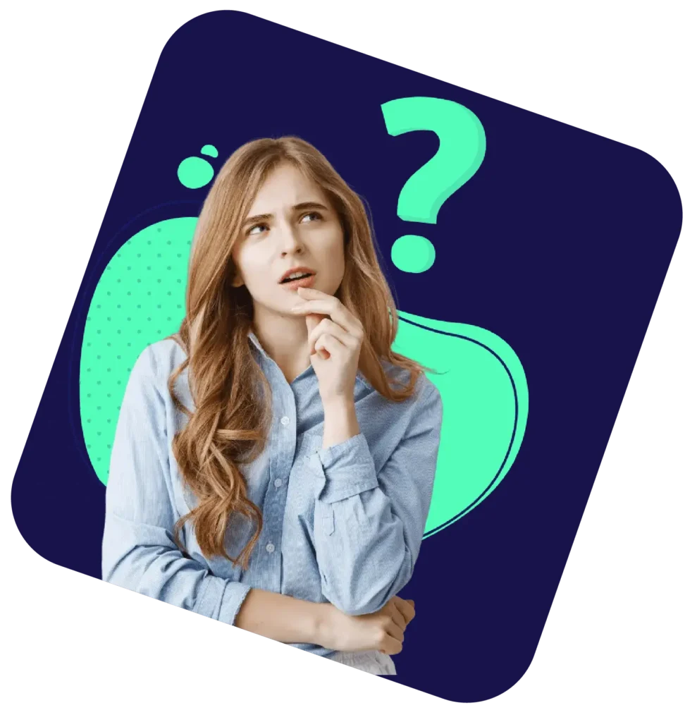 Student thinking about the FAQs